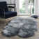Solid Colour Sheepskin Area Rug