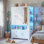 Armoire-penderie 3 portes avec tiroirs et miroir, armoire de rangement autoportante en bois de 71 po de hauteur pour chambre à coucher avec tringle, lumières à DEL, crochet à vêtements, tablettes ouvertes, blanc