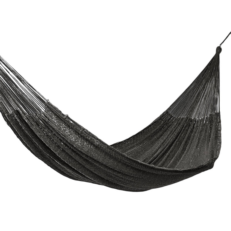 Hamac à barres d'écartement, Noir, l 75 po x L 91 po