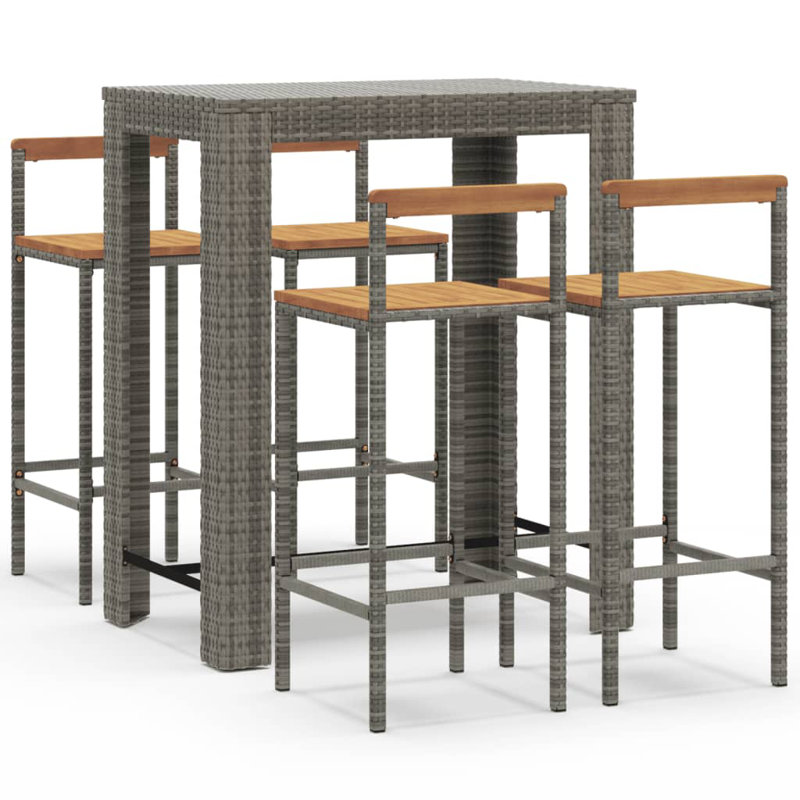 Saranap 40cm Bar Set, Grey
