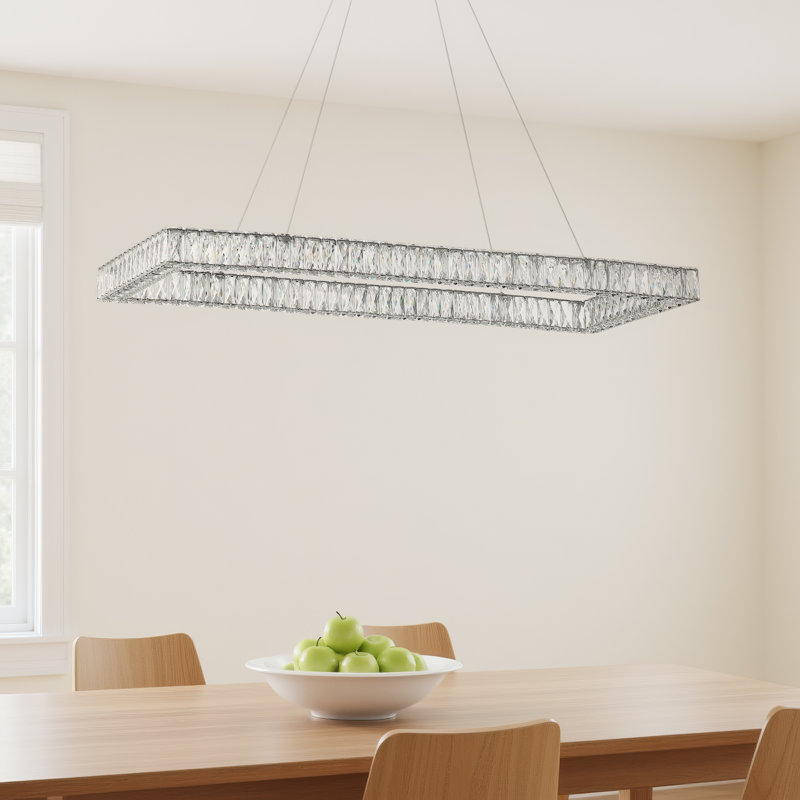 Adela Dimmable Square / Rectangle Chandelier