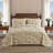 Tommy Bahama Bahama Map Cotton Reversible Brown Quilt Set-7371302