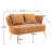 Donneta Boucle Fabric Upholstered Loveseat-1955461022