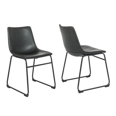 Maxym Nia Vegan Leather Side Chair