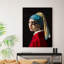 Girl with Skull Earring' by Steven Hill - Wrapped Canvas Painting Print-876177136