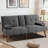 Lepanto Full / Double 59.4'' Velvet Convertible Sofa-529711335