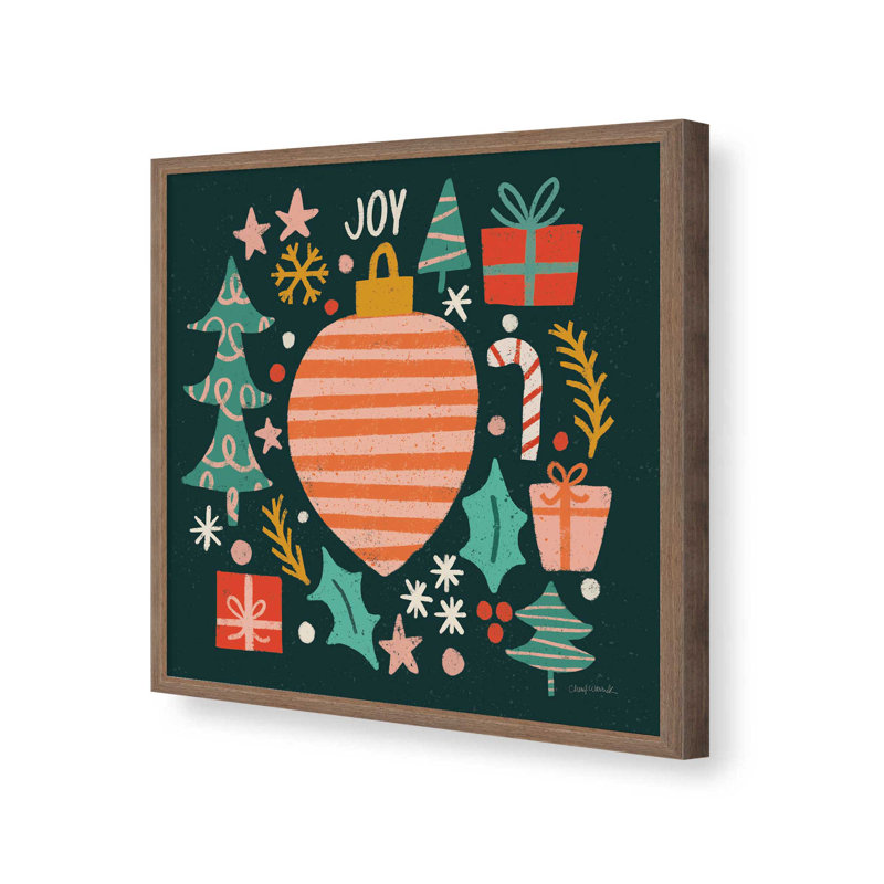 «Warm Wishes III» par Cheryl Warrick, reproduction d'art, H 36 po x l 36 po, Brun