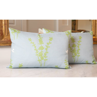 Pink Dogwoods Lumbar Pillow Cover & Insert