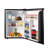 18in Stainless Compact Mini Refrigerator 2.6cf Reversible Door 115V
