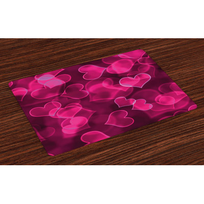 Uinta Hearts Blurry Placemat