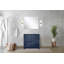 Ensemble de meuble-lavabo simple l 36 po x P 20 po, miroir 28 po et robinet en métal pistolet Lafarre-97832488-113110917