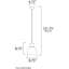 Luminaire suspendu 1 lumière Wava-71787147