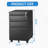 Three Drawer Mobile File Cabinet With Lock For Home Office, Ideal For Organizing Letters, Legal And A4 Documents, Fully Assembled