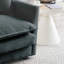 2 For Home Lounge: Grey Chenille. Solid Wood Support, Breathable Fabric, Sponge. Reconfigurable Seating, Easy Assembly