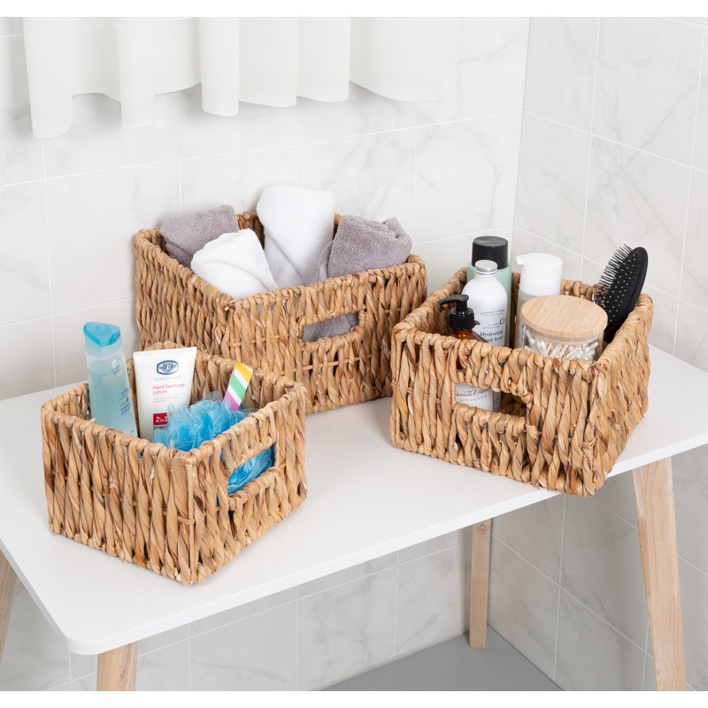 Ensemble de 3 paniers en osier Bay Isle Home Saisha