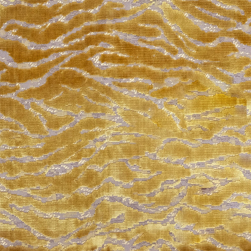 Animal Print Velvet | Empress Fabric, Gold