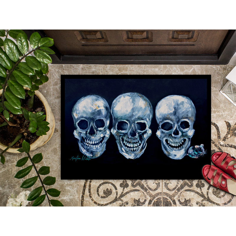 Tapis de porte d’intérieur anti-dérapant ekk a meece, Rectangle 2 pi x 3 pi