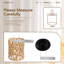 Paquet de 6 abat-jour cylindrique en rotin Boho