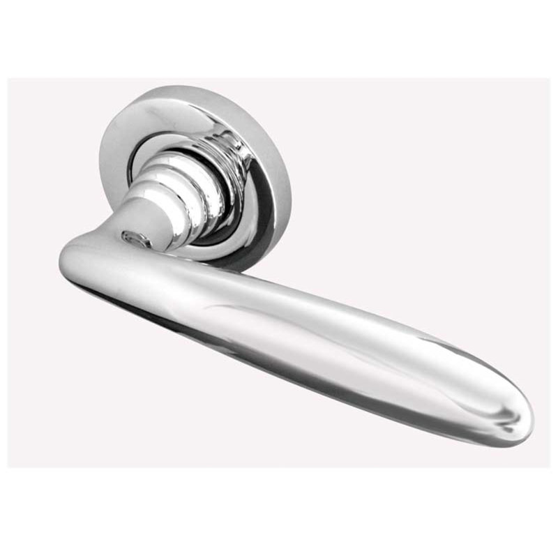 Arc Passage Door Handle, Polished Chrome