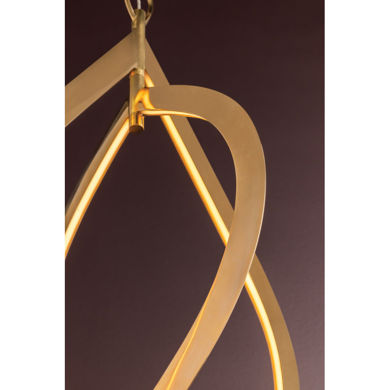 Arles Opal Matte Glass Pendant, 31.5" H x 19.25" W x 19.25" D