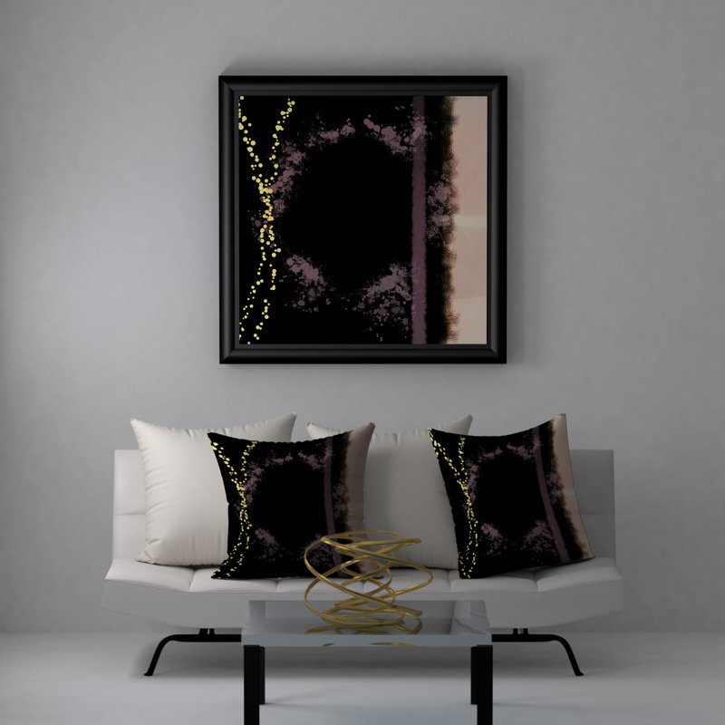 O.K. Abstract Reversible Throw Pillow, 24" x 24"