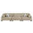 Modular 3-Seater Sofa with Adjustable Backrest and Reversible Cushions