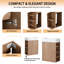 Meuble-lavabo mural simple 15,96 po avec plateau en résine Nyvia