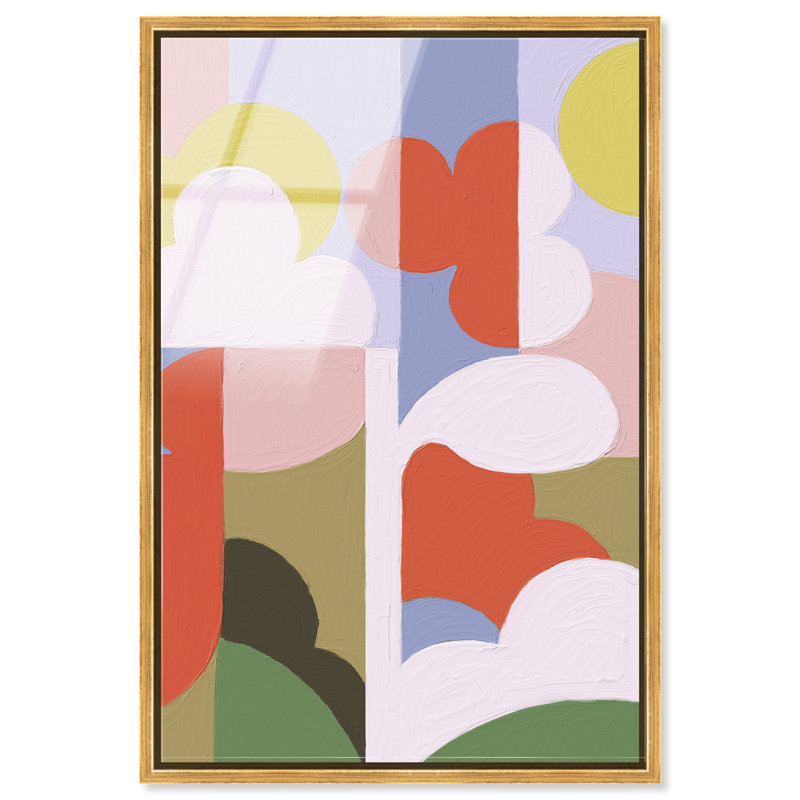 Cloud Pop High-Gloss Frameless Acrylic Glass Wall Art Abstract Print by Oliver Gal, Ready to Hang, 10 x 15, 11"H x 16"W