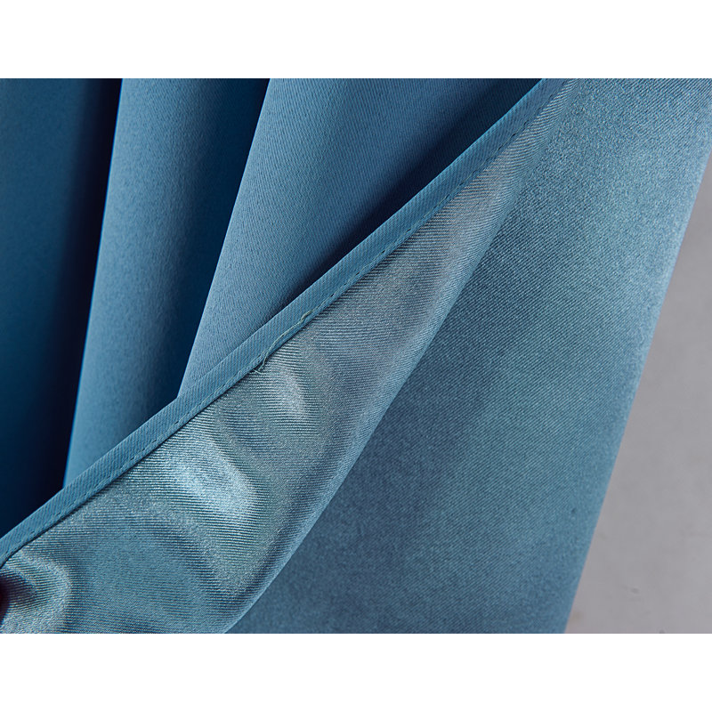 Rideau simple occultant et isolant avec passe-tringle Twilight, Bleu, 54" W x 90" L