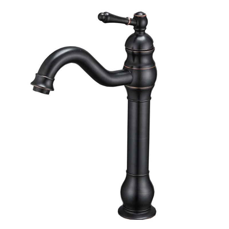 Windsor Single Hole Vessel Bathroom Sink Faucet With 360° Swivel Spout and Assembly, Oil Rubbed Bronze