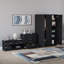 Tayce 4 Piece Bedroom Set (1 Drawer Bedside Chest X2, 4 Drawer Chest, 3 Door Wardrobe)-885185549