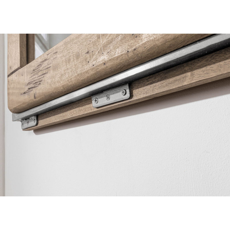 Railway Solid Wood Rectangle Mirror