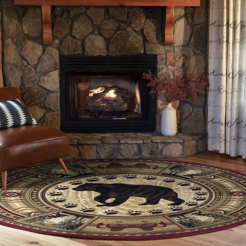 Alers Indoor Rug, Round 5'3"
