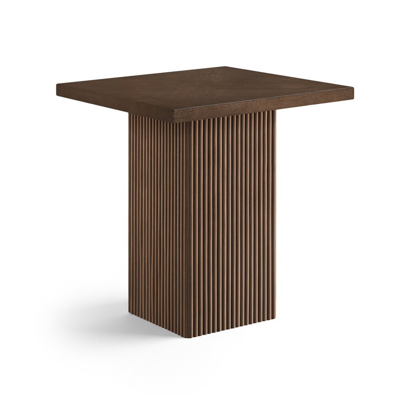 Table en chêne Belinda, Brun, 36"