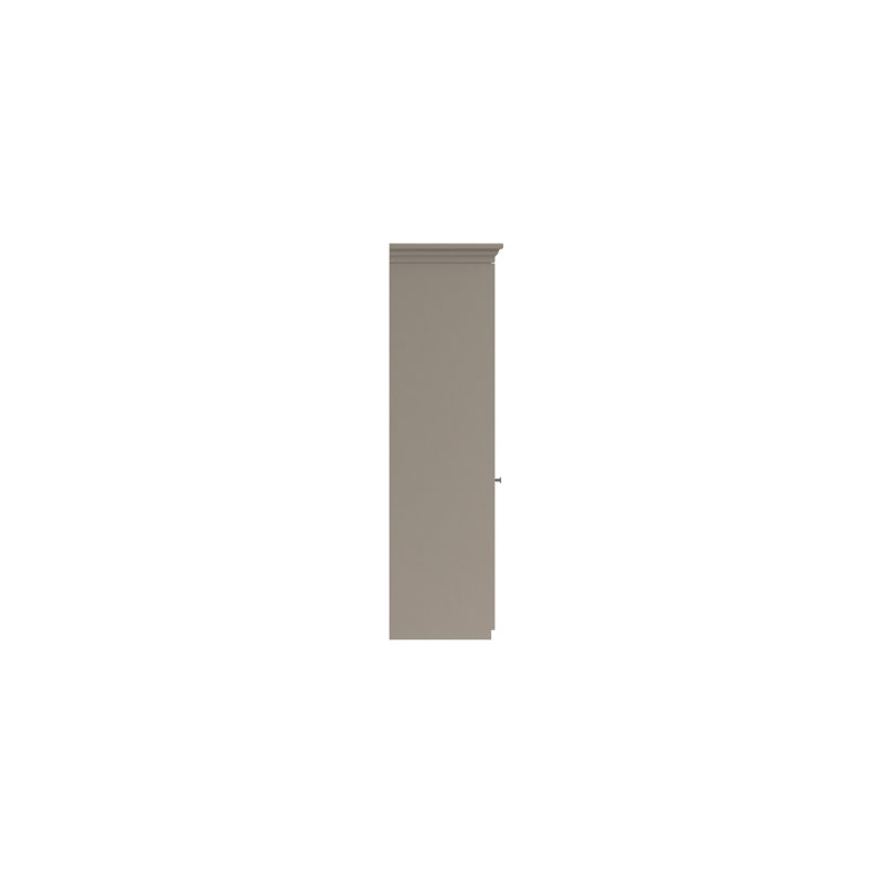 Orleans 4 Door Manufactured Wood Wardrobe, Grey