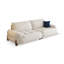 Coussin modulaire en mélange de polyester blanc