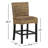 Felipe Counter Stool with Solid Wood Frame-1751310920