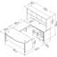 Ensemble de bureau 4 pièces avec rehausse Studio C-329223970