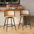 26"H Rattan Swivel Bar Stools Set Of 4-434555198
