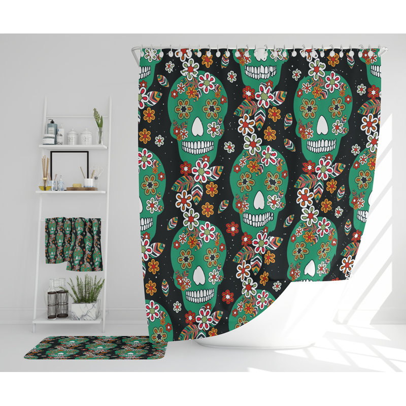 Neerja Polyester Shower Curtain Set