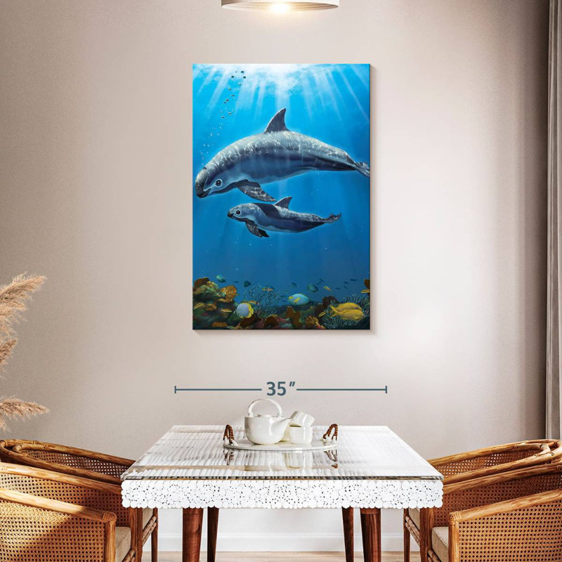 Brampt Vaquita Critically Endangered, 45" H x 30" W