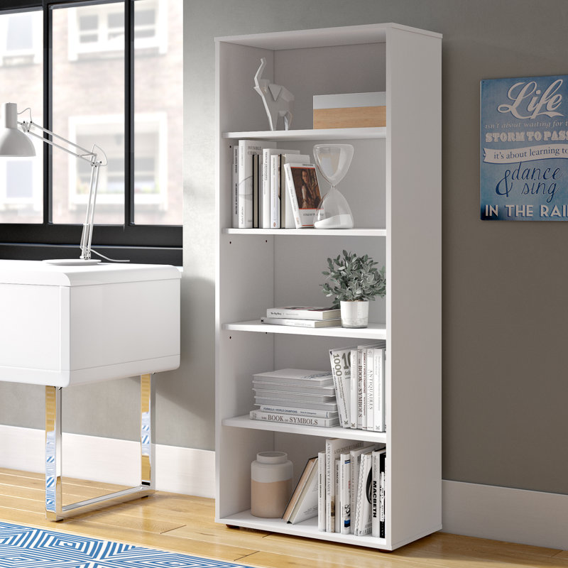 Bücherregal Holly-Madison, H180 x W60 x D30cm, White