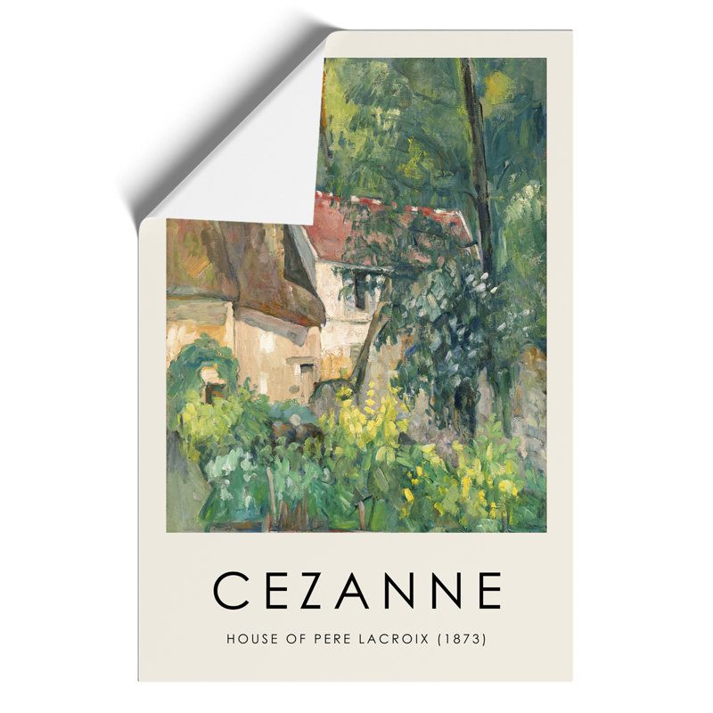 House of Pere Lacroix Print by Paul Cezanne - Frameless Print, 30cm H x 21cm W x 0.1cm D