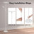Modern Simple Floor Lamp With Remote Control White