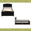 Lit plateforme simple avec deux tiroirs