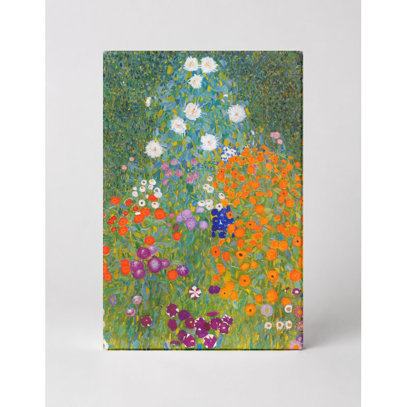 Bauerngarten / Jardin de fleurs (1907) - Art mural sur toile Portrait, L 30 po x H 20 po