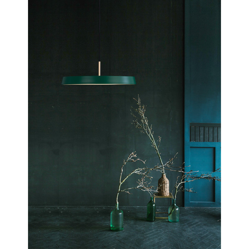 1 - Light LED Single Pendant, Green