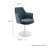 Lippa Performance Velvet Swivel Dining Armchair-105239672-105239673