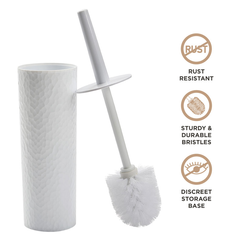 Brosse de toilette Bath Bliss, Blanc