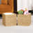 Recycled Paper Rope Foldable Storage Basket With Handles